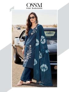 Ossm noorie 3pcs kurtis from wholesalers  - wholesale export